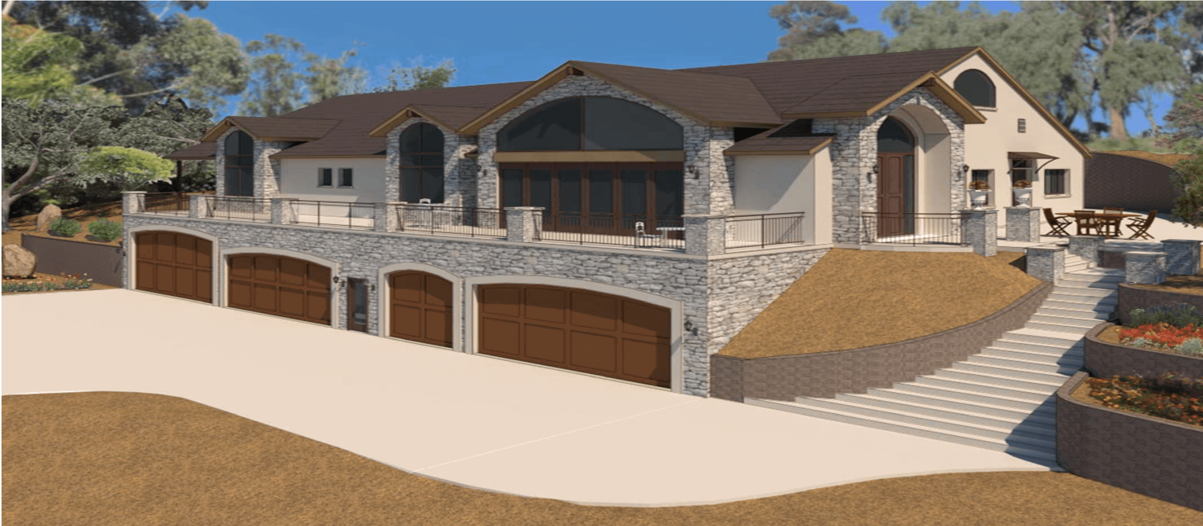 3-D image Single Family Residential New Construction at Valley Rd